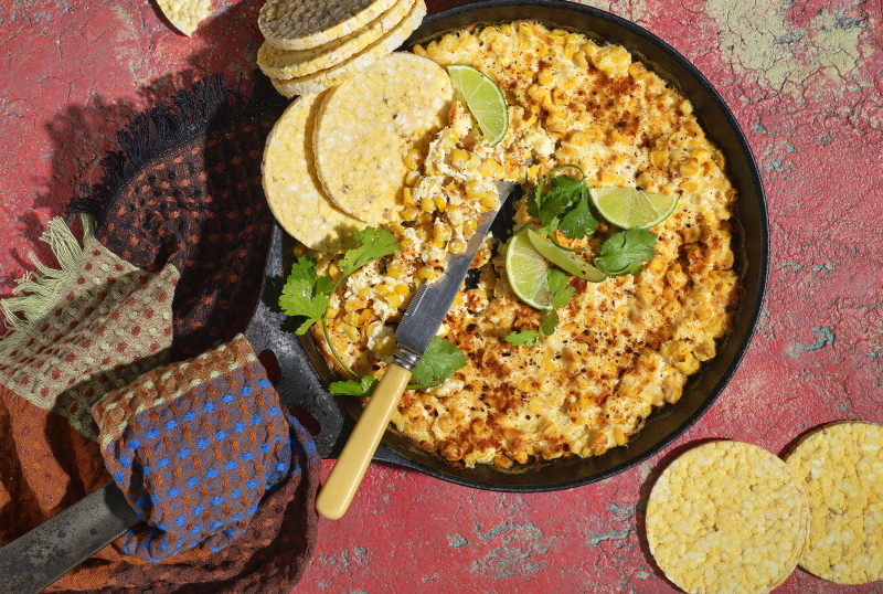 Cheesy Corn Chilli Dip