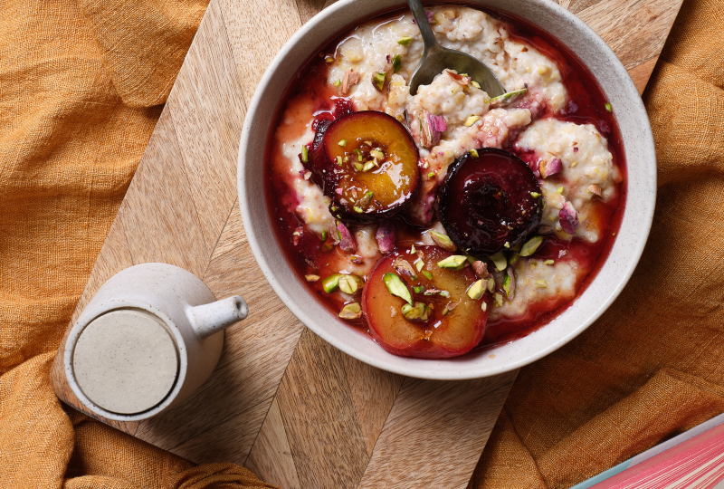 Mother's Day porridge using Corn Thins slices