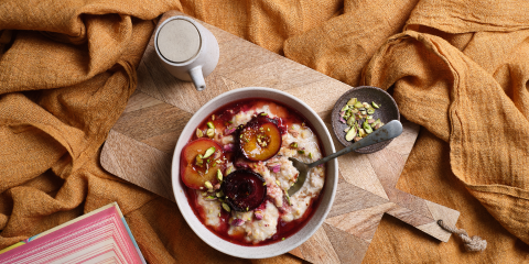 Porridge made with some Corn Thins slices