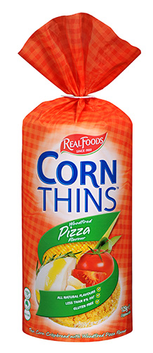Pizza corn thins