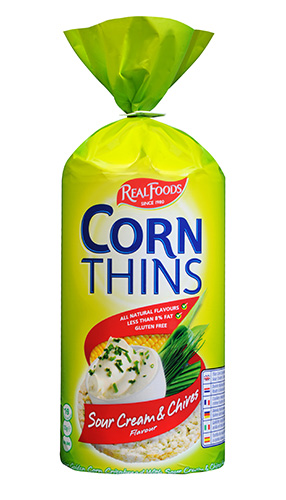 Sour Cream & Chives corn thins