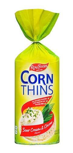 Sour Cream & Chives corn thins