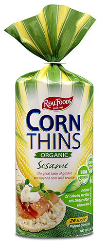 Sesame corn thins