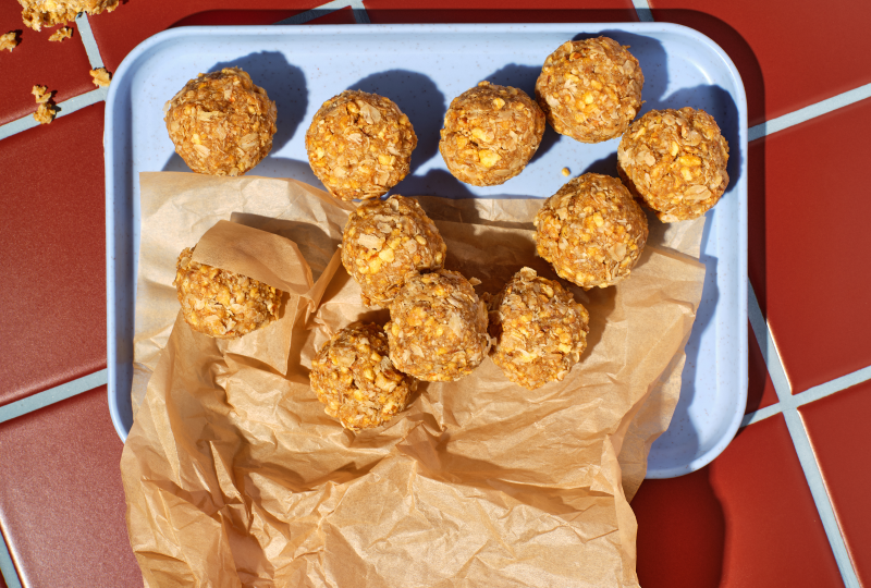 No bake ANZAC bites using Corn Thins slices