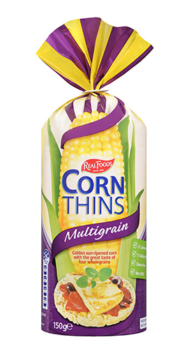Multigrain corn thins