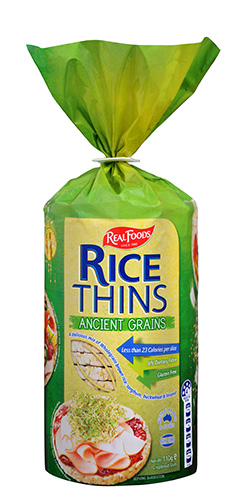 Ancient Grains rice thins