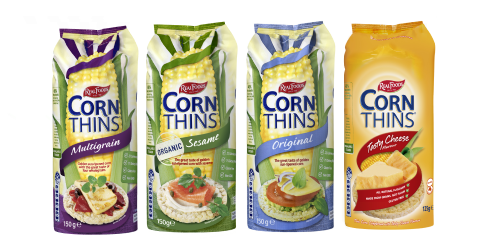 Corn Thins Crispbread range shot